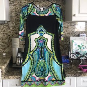 B.Darlin colorful mini dress